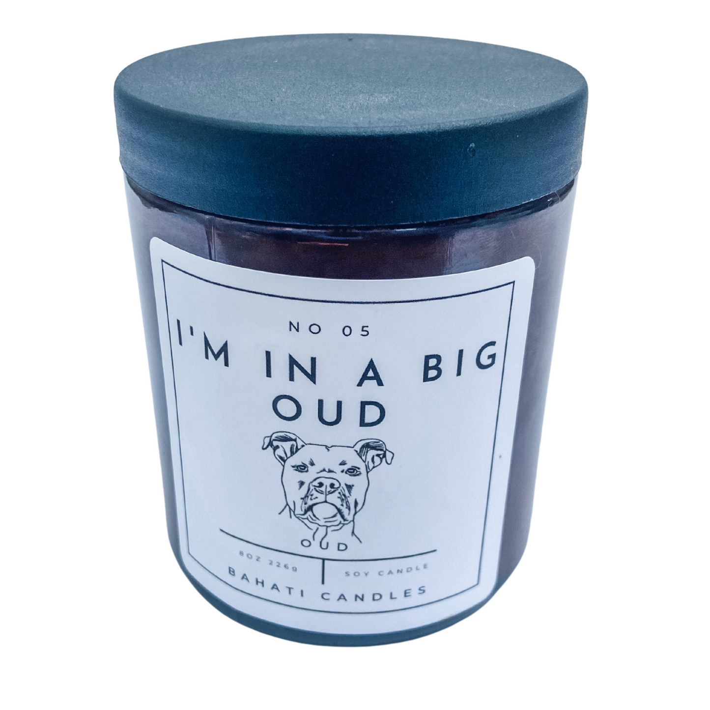I'm in a big oud - 8 ounce candle