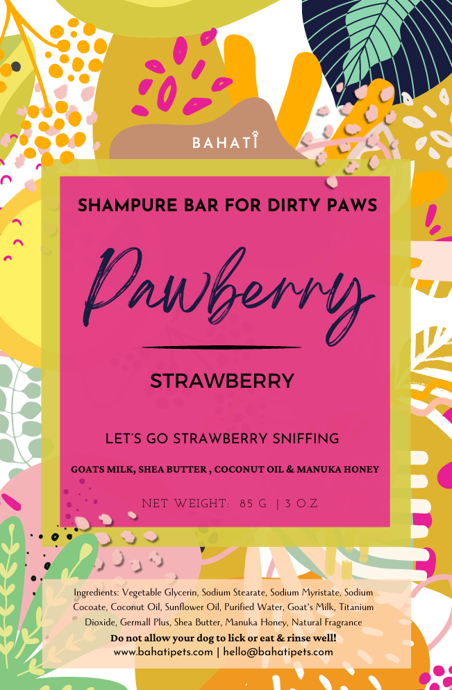 Pawberry Bar Soap For Dogs