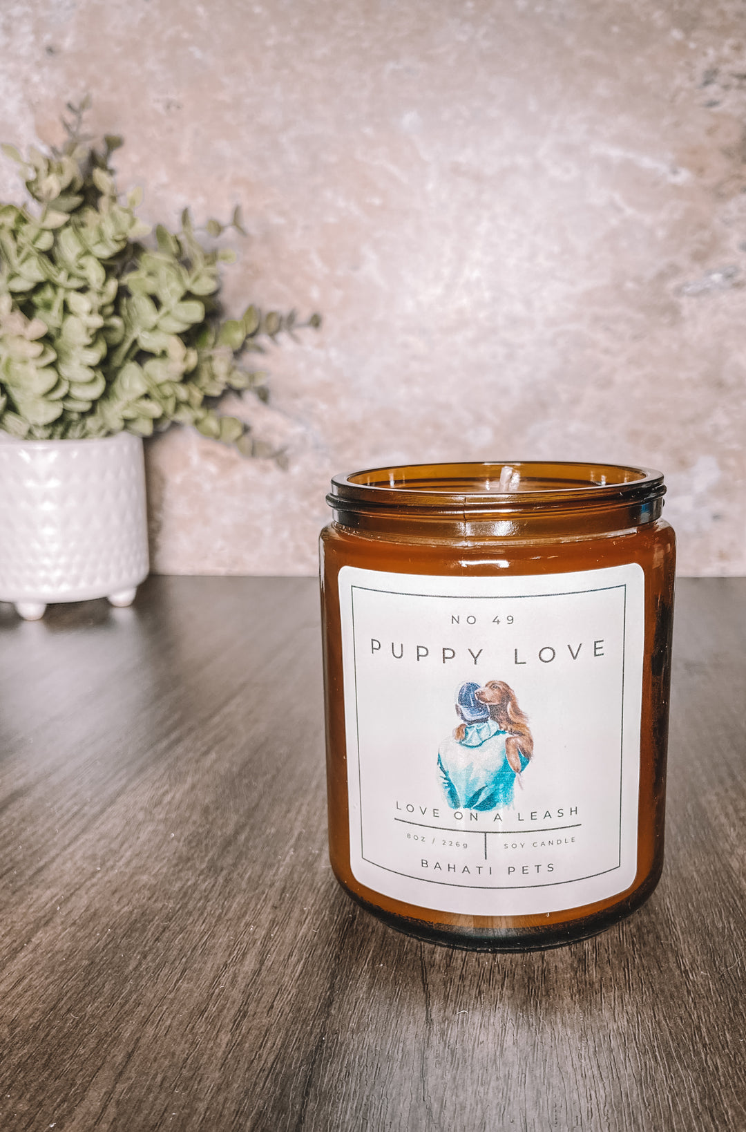 Puppy Love Santal & Coconut Soy Candle