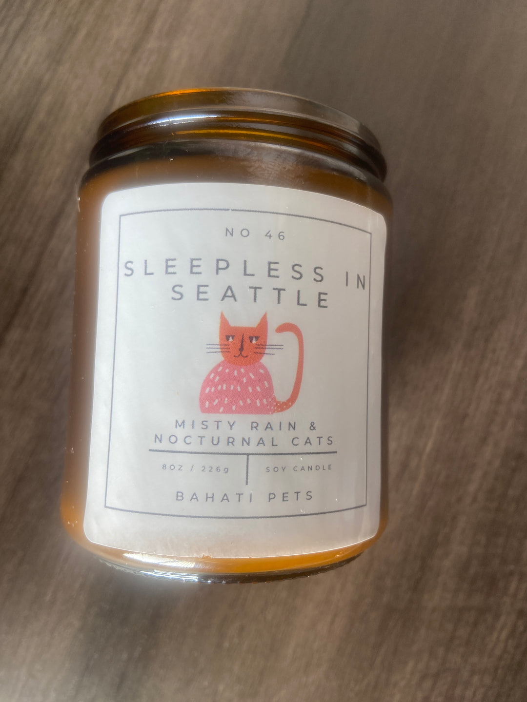 Sleepless In Seattle: Misty Rain Odor Eliminating Candle