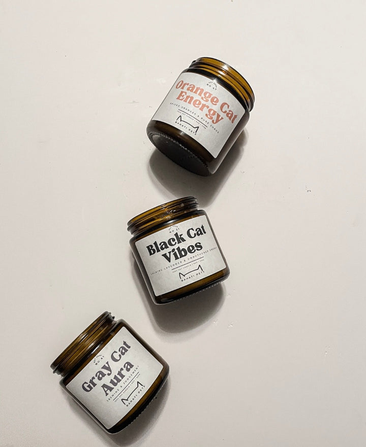 Black Cat Vibes 8 ounce Soy Candle (Copy)