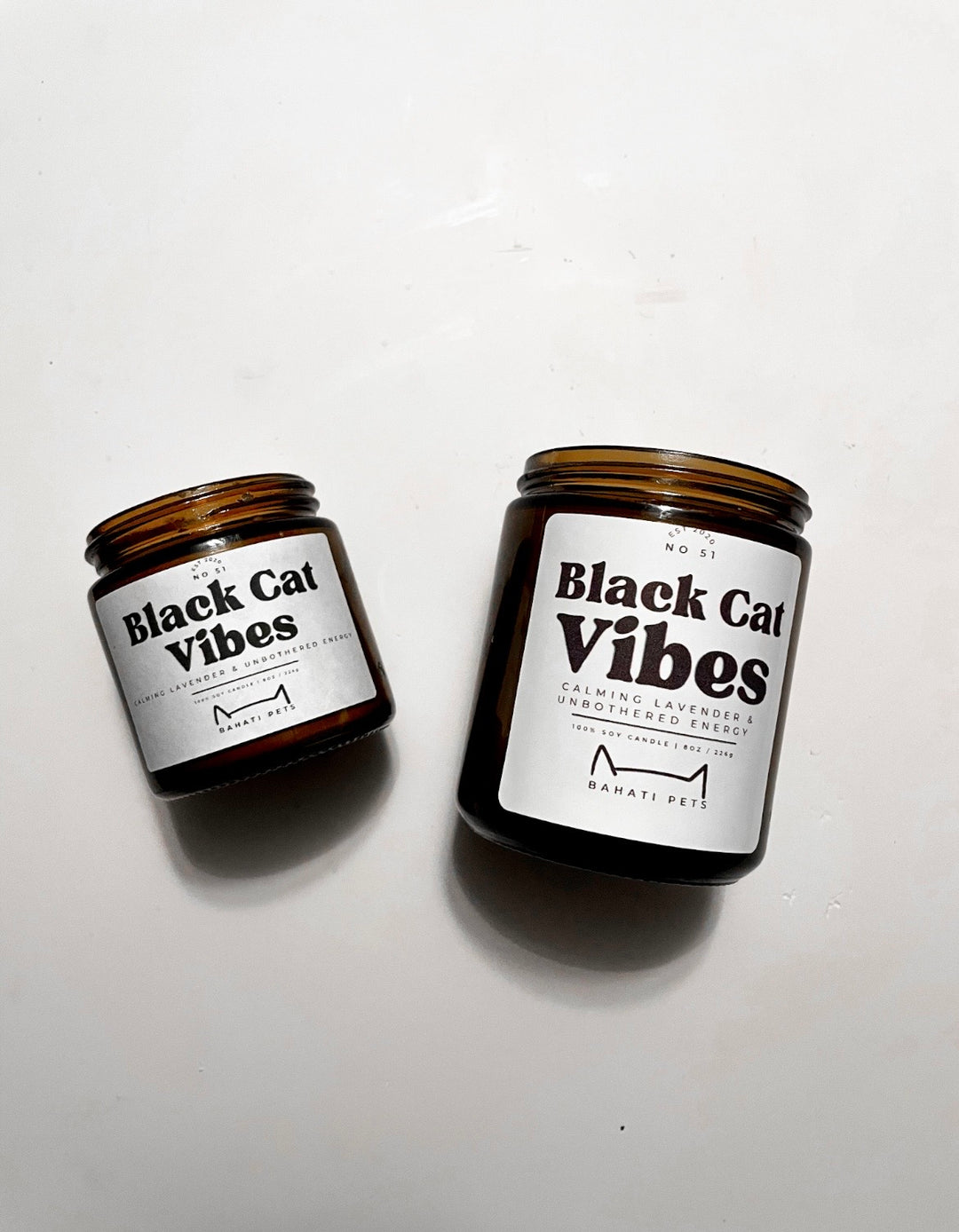 Black Cat Vibes 8 ounce Soy Candle (Copy)