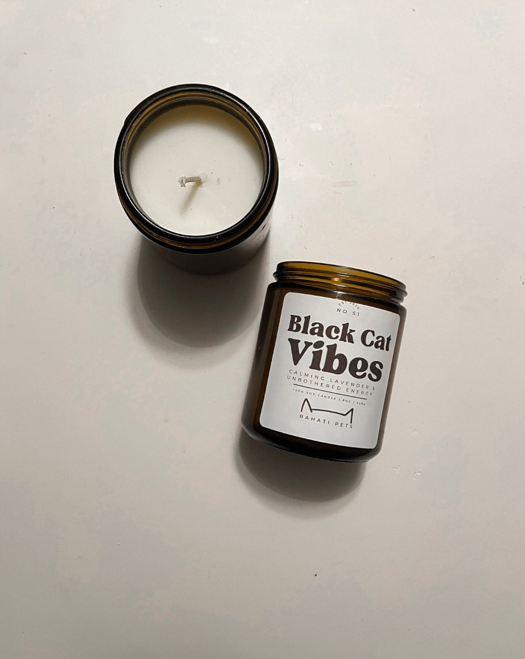 Black Cat Vibes 8 ounce Soy Candle (Copy)