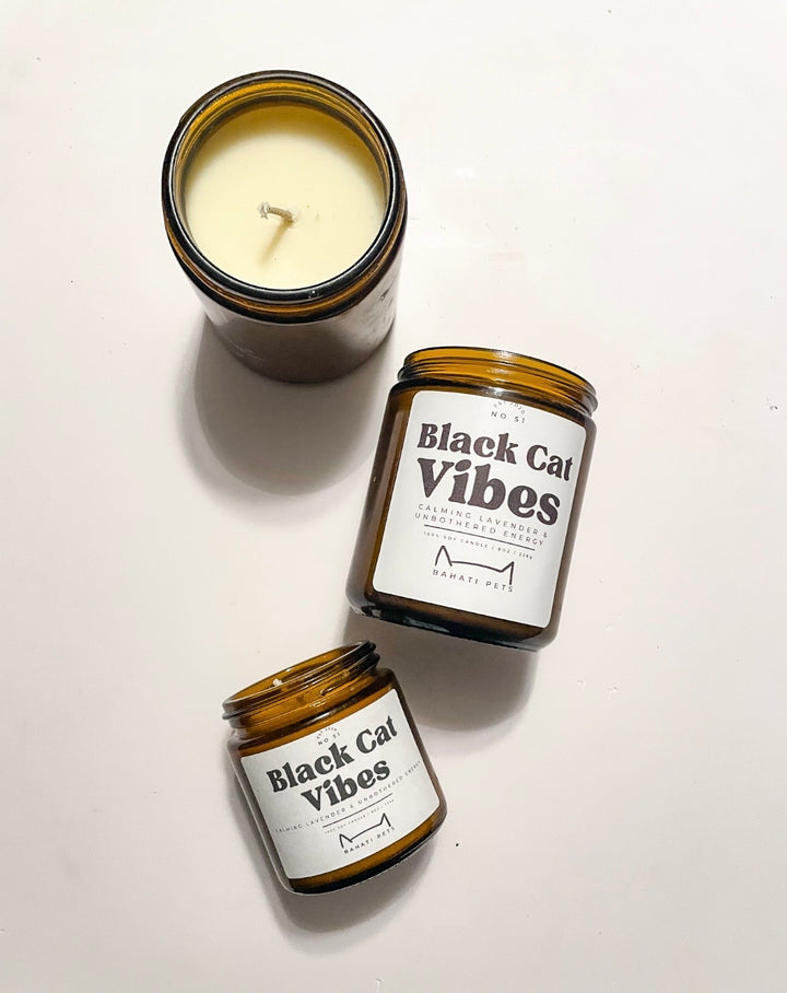 Black Cat Vibes 8 ounce Soy Candle (Copy)
