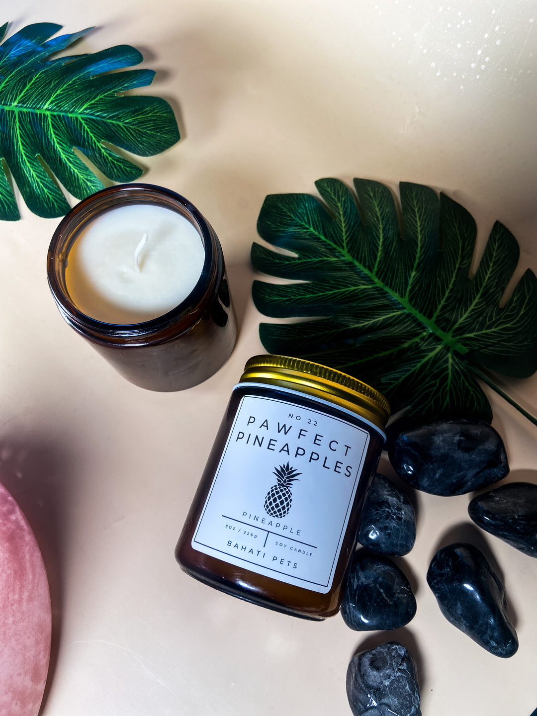 Pawfect Pineapples - 8oz Soy Candle