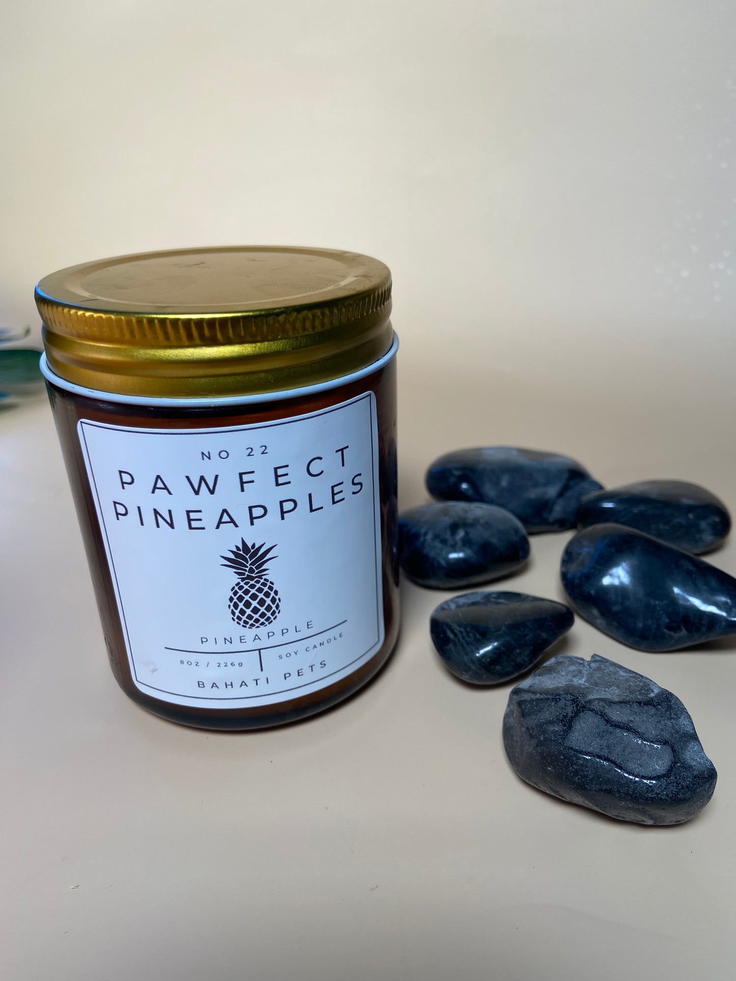 Pawfect Pineapples - 8oz Soy Candle