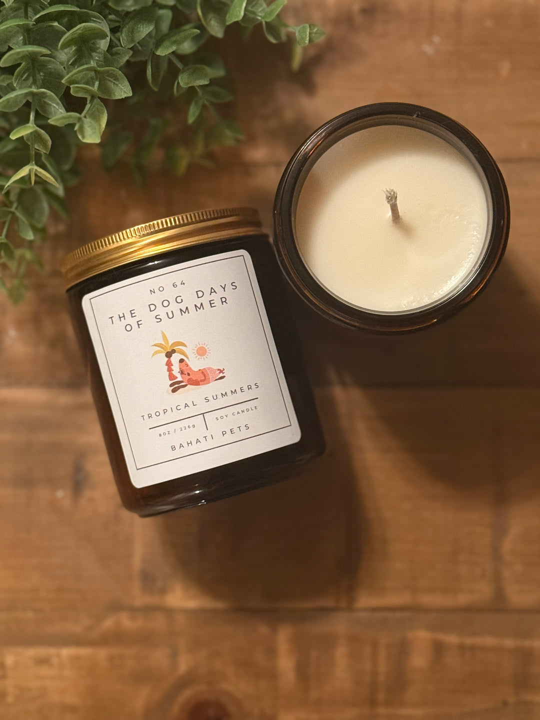 Dog Days of Summer 8-ounce 100% Soy candle