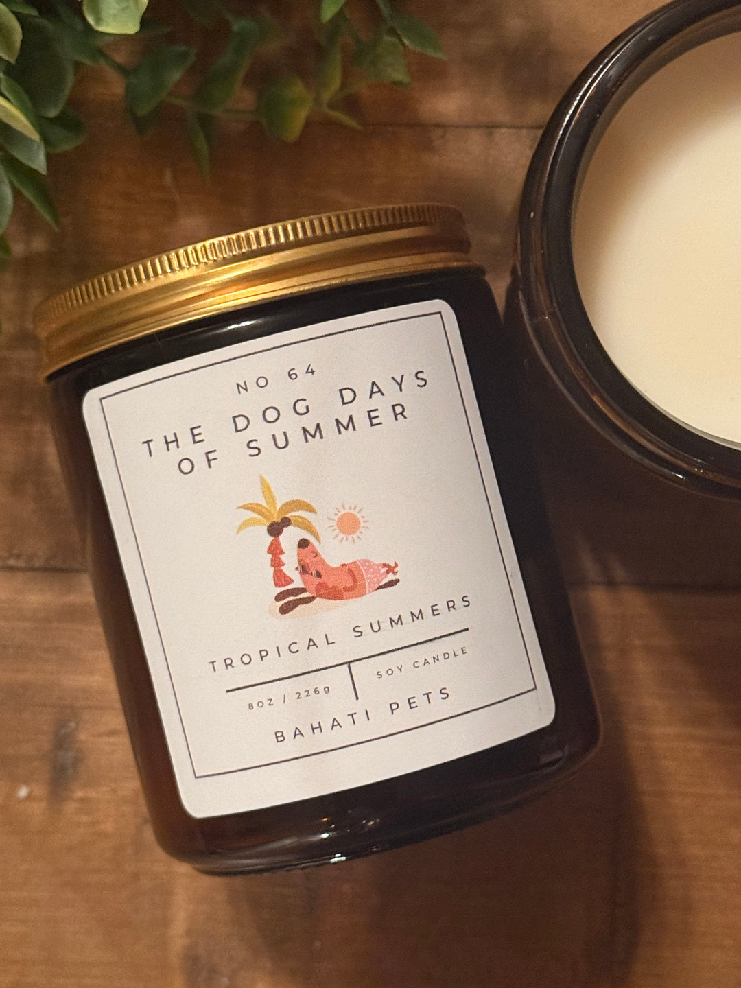 Dog Days of Summer 8-ounce 100% Soy candle
