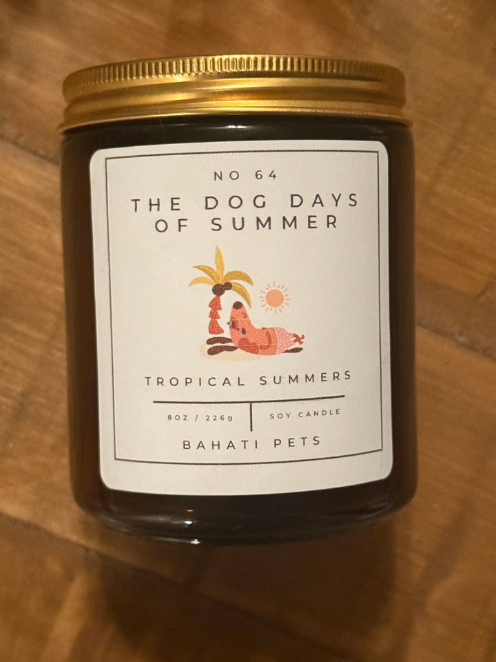Dog Days of Summer 8-ounce 100% Soy candle