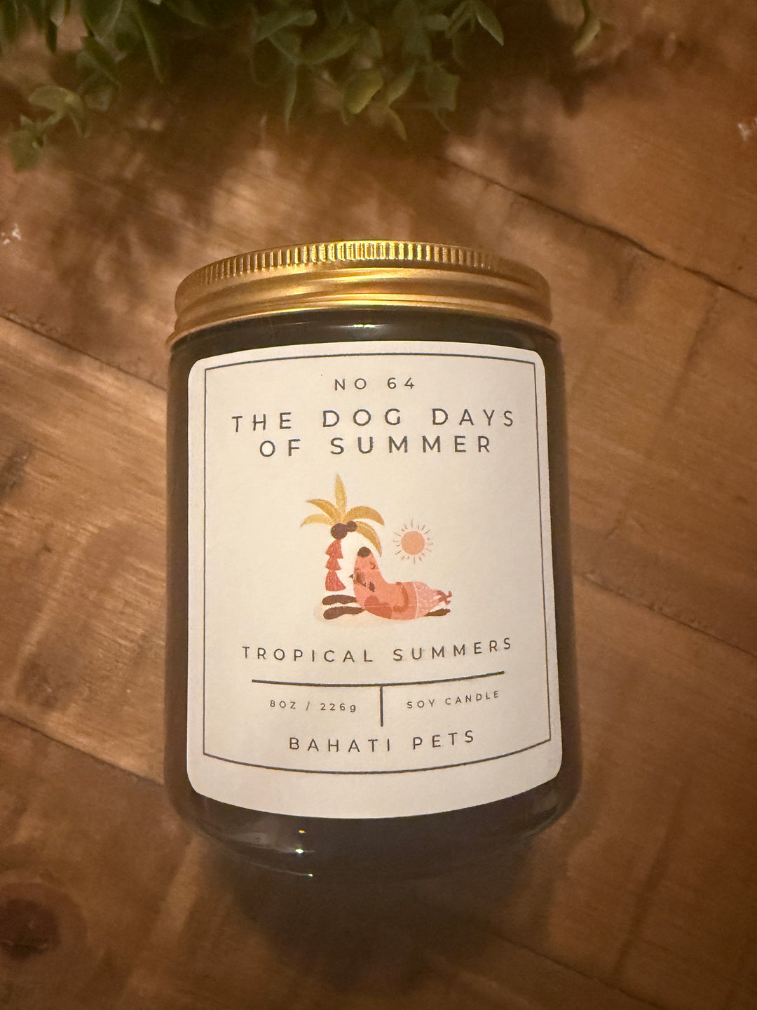 Dog Days of Summer 8-ounce 100% Soy candle