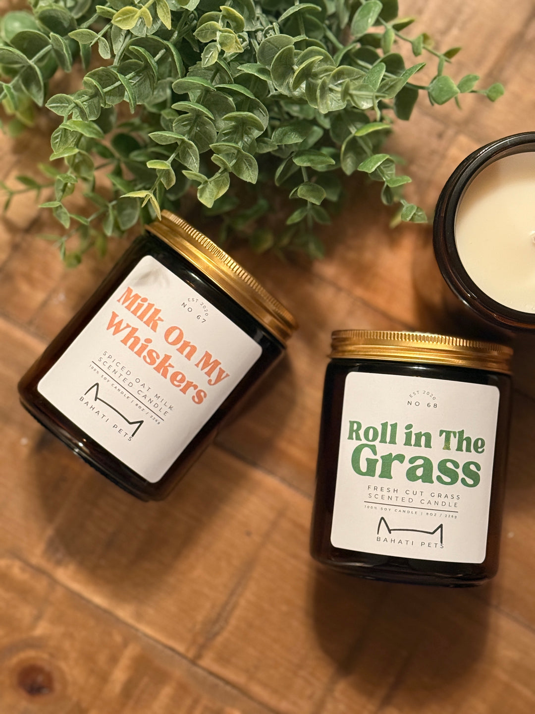 Roll In The Grass - Fresh Cut Grass Scented 8-ounce 100% Soy candle