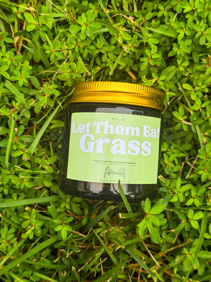 Roll In The Grass - Fresh Cut Grass Scented 8-ounce 100% Soy candle