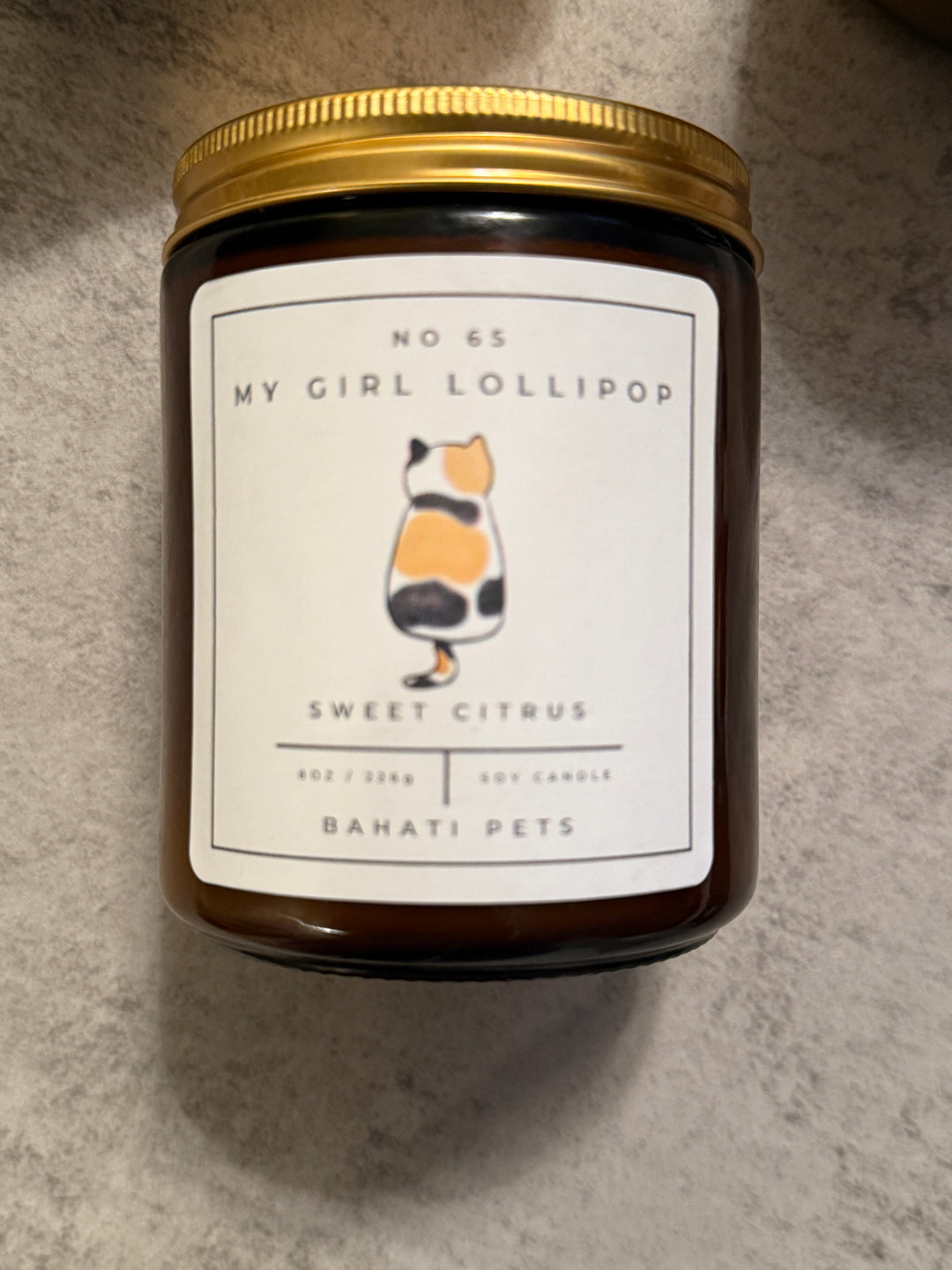 My Girl Lollipop 8-ounce 100% Soy candle