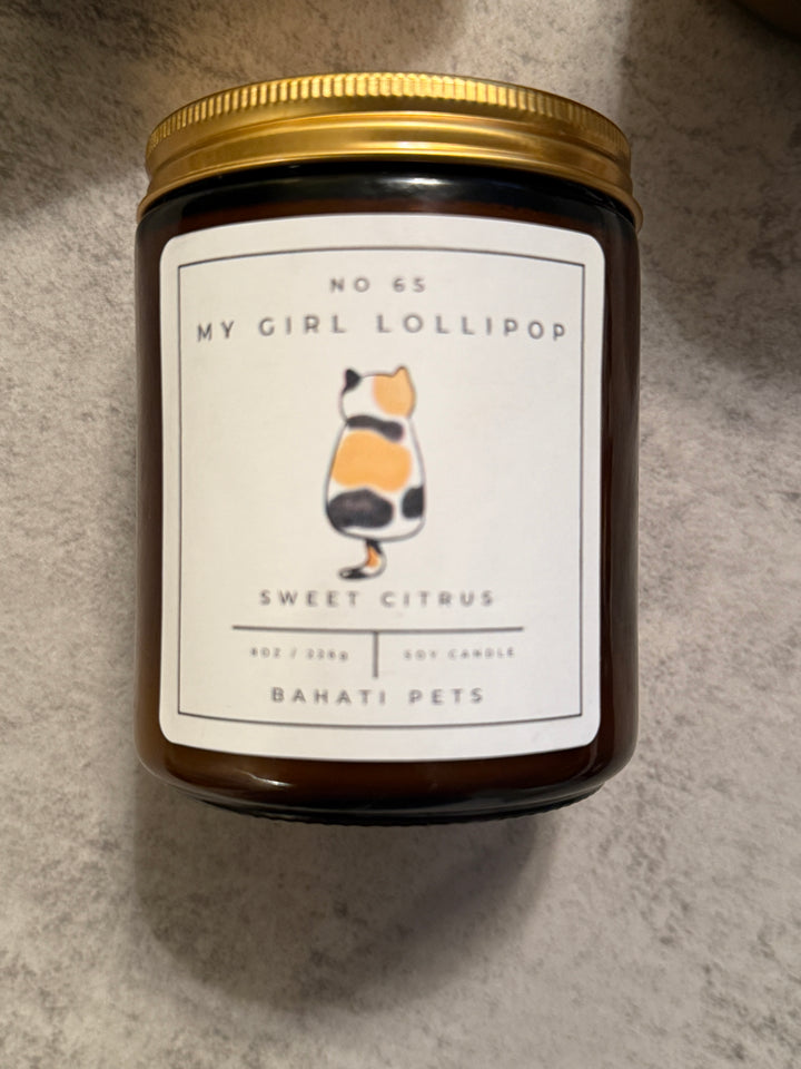 My Girl Lollipop 8-ounce 100% Soy candle