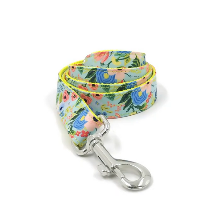 Spring Things Leash, Collar, and Bow Dog walking set yellow