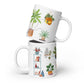 White glossy mug