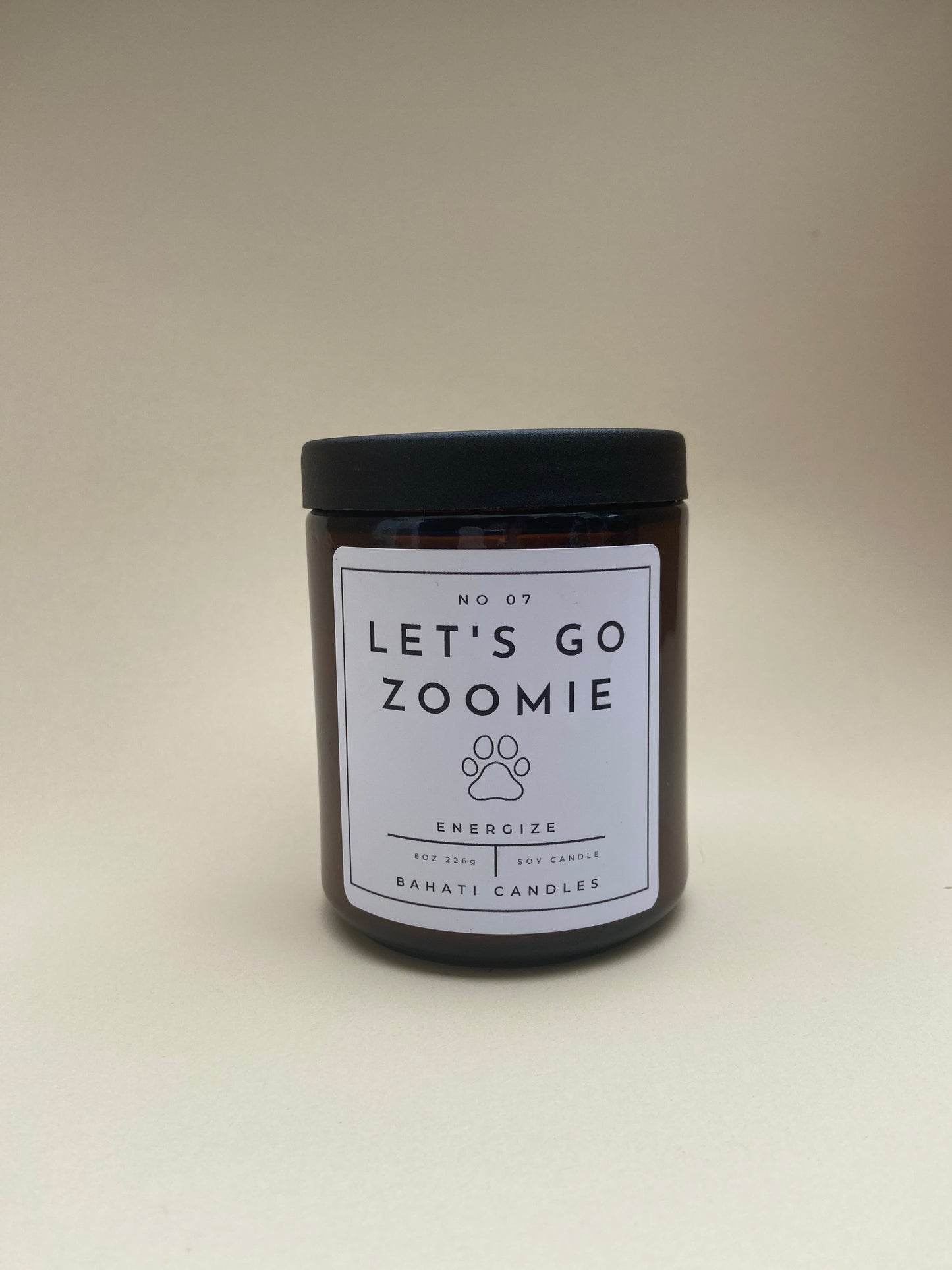 Let's Go Zoomie- 8 ounce candle