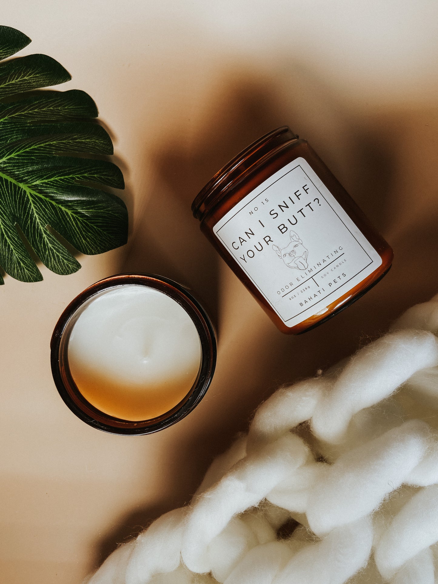Can I Sniff Your Butt Odor Eliminating - 8 ounce soy candle