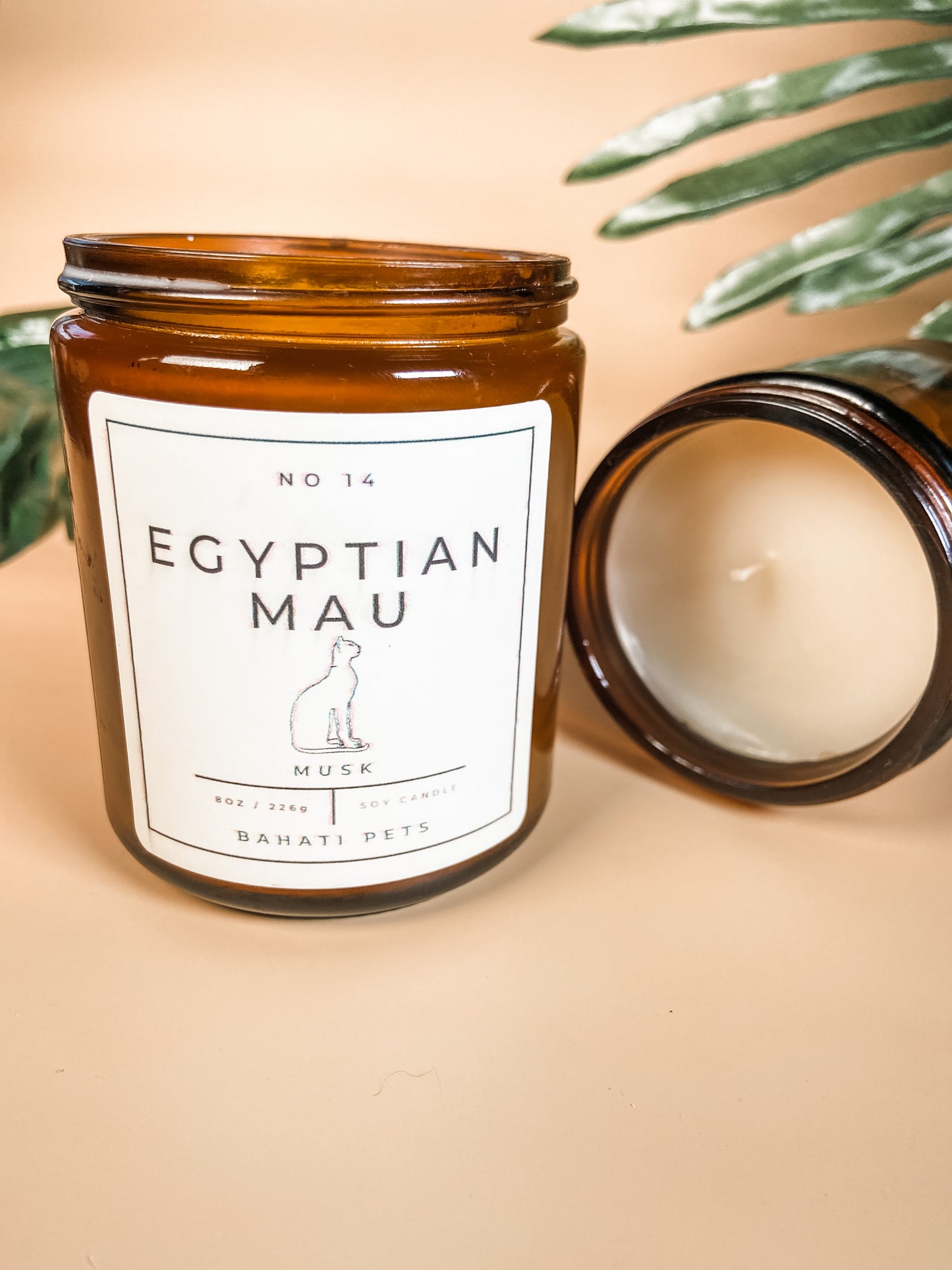 Egyptian Mau- 8 ounce soy candle